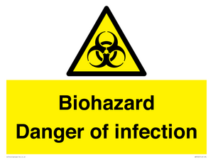 Biohazard Danger of infection 